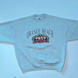 Orange Beachs 80's Vintage Crewneck 