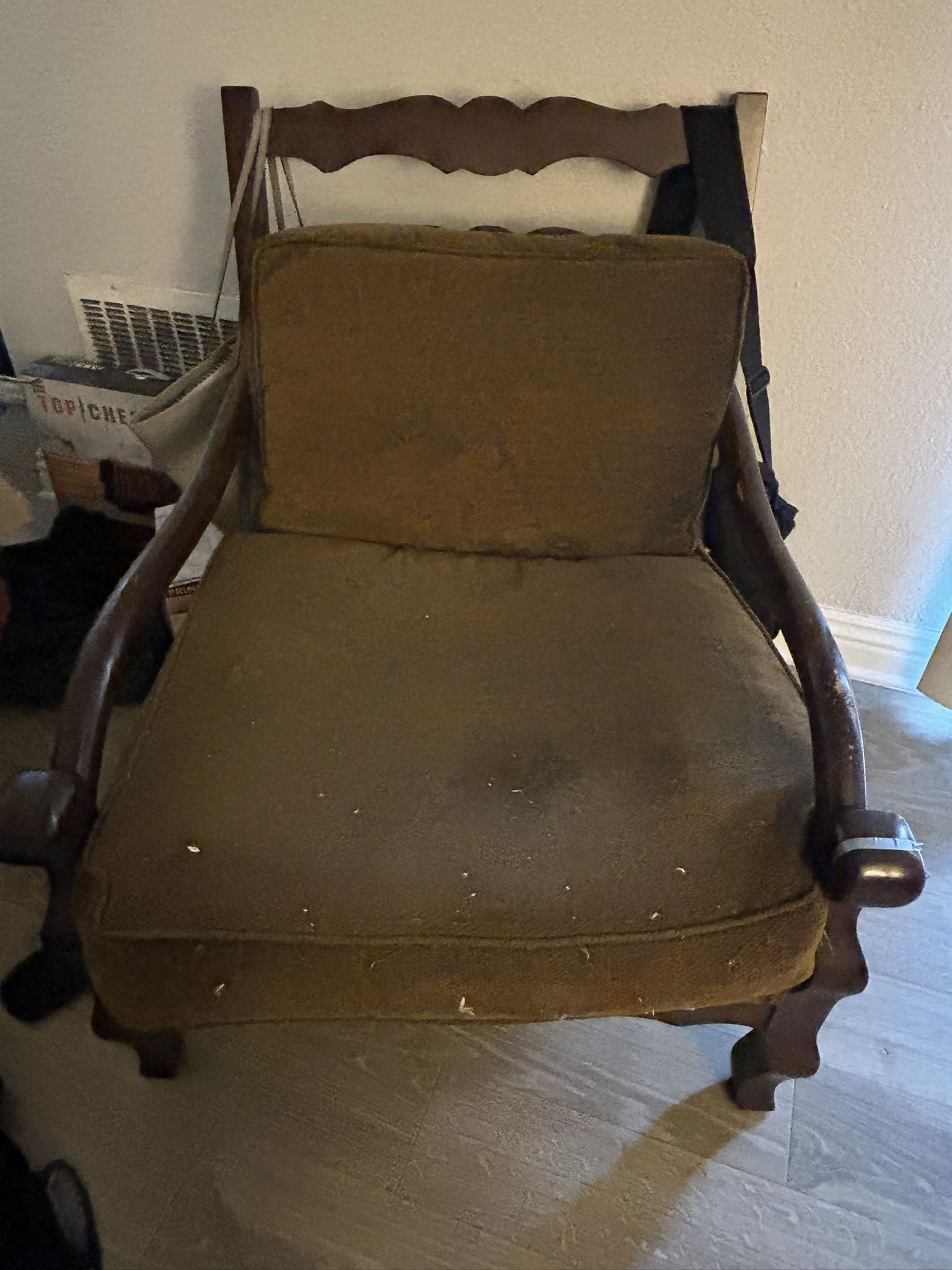 Guy Chaddock Large Country French Style Lounge Chair