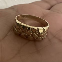 Nugget Ring 10k Size 10