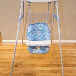 Vintage Graco Swyngomatic wind-up baby swing 