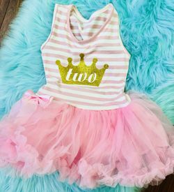 Birthday princess tutu dress Brand new