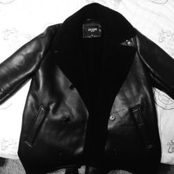 Guess XL Men's Furr Lined Coat 