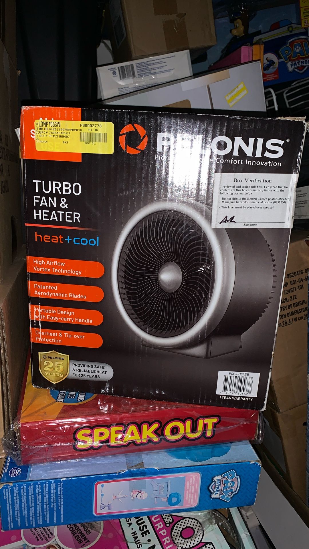 Pelonis Turbo Fan &heater
