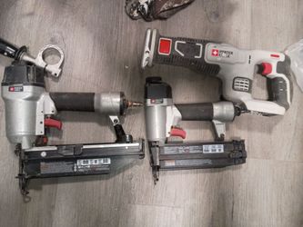 Porter Cable Nail Gun and Saw Tool Lot