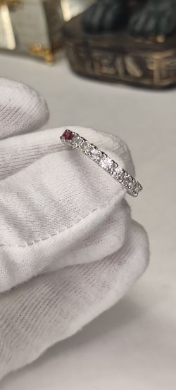 Unique Ruby & topaz Ring