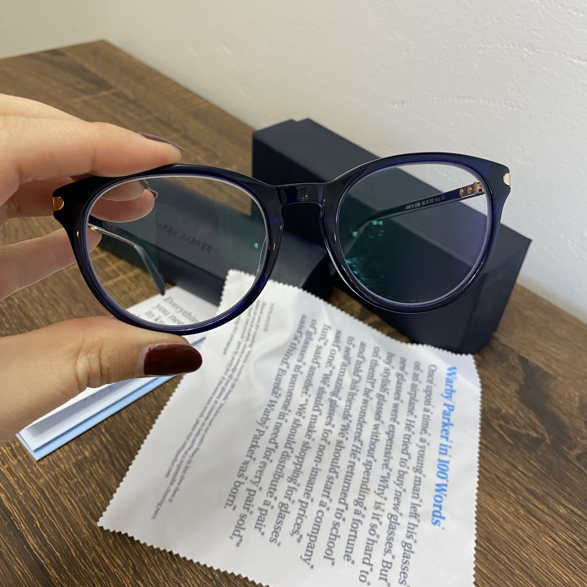 Warby Parker JANE Blue Light Glasses