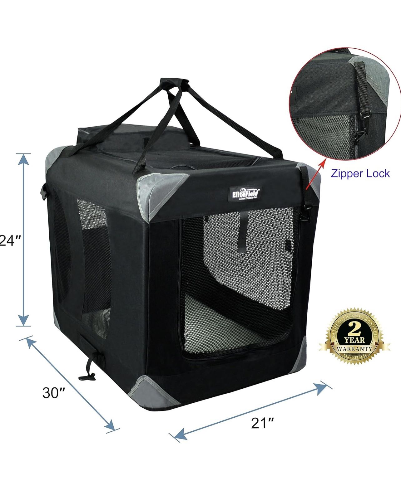 Foldable Soft Dog Crate