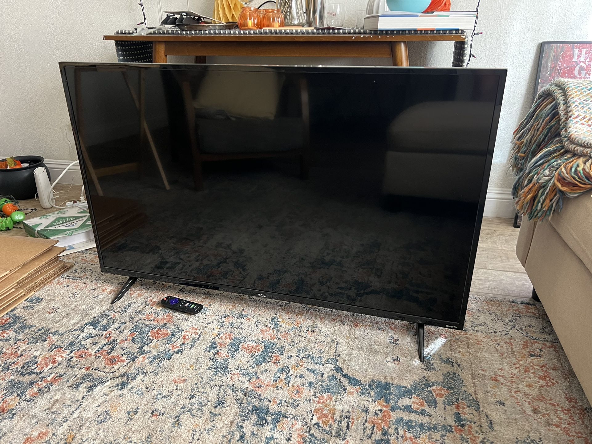 48” TCL Roku TV with Remote 
