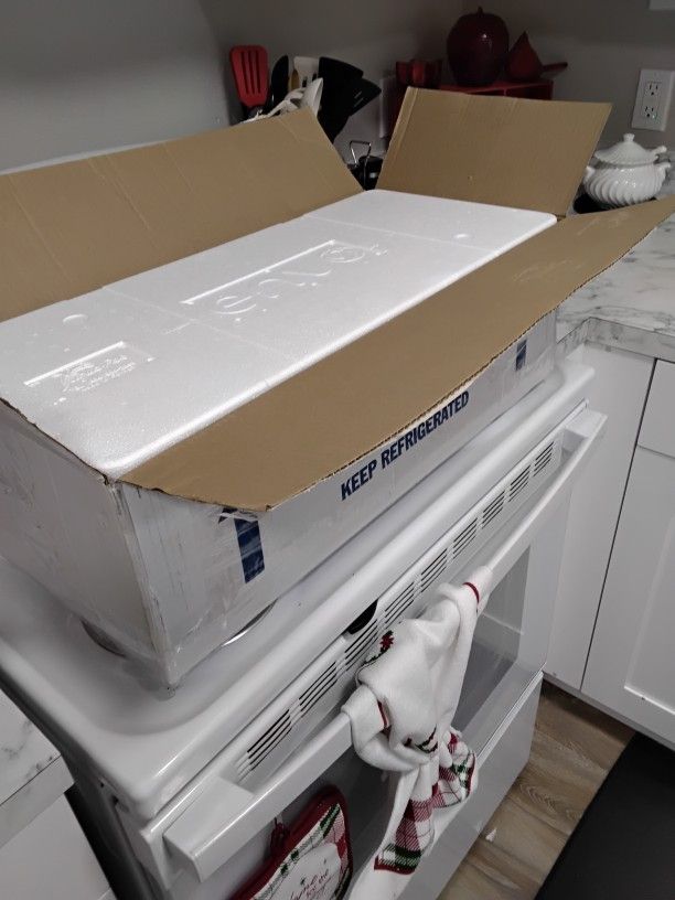 Shipping Box Insulated For Frozen Goods. 