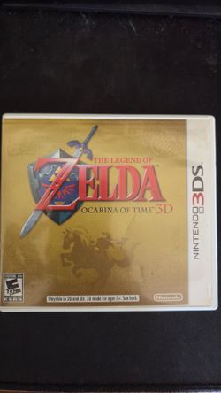 Legend of Zelda Ocarina of Time 3D Case (No Game)
