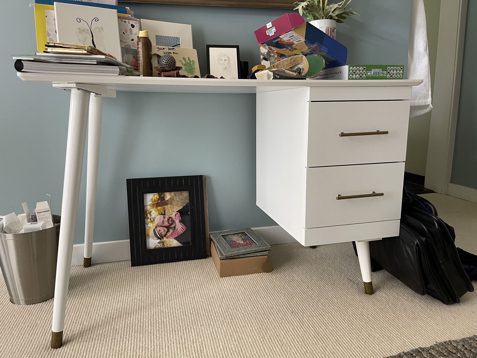 Beckley Writing Desk - White
