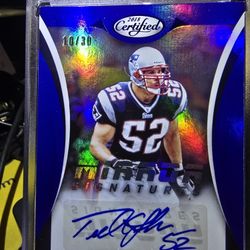 Ted Johnson 2018 Panini Certified Mirror Signatures