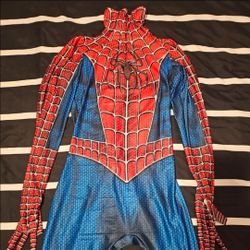 Spiderman Adult Cosplay Costume Size MEDIUM Stretch Zentai Suit Unisex *NO MASK*