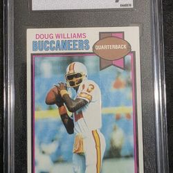 1979 Topps Doug Williams Rookie Card Graded SGC 7.