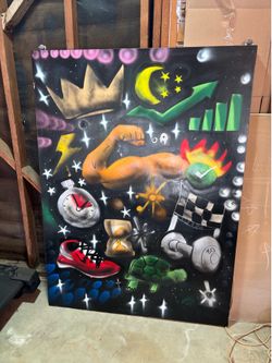 Spray paint art