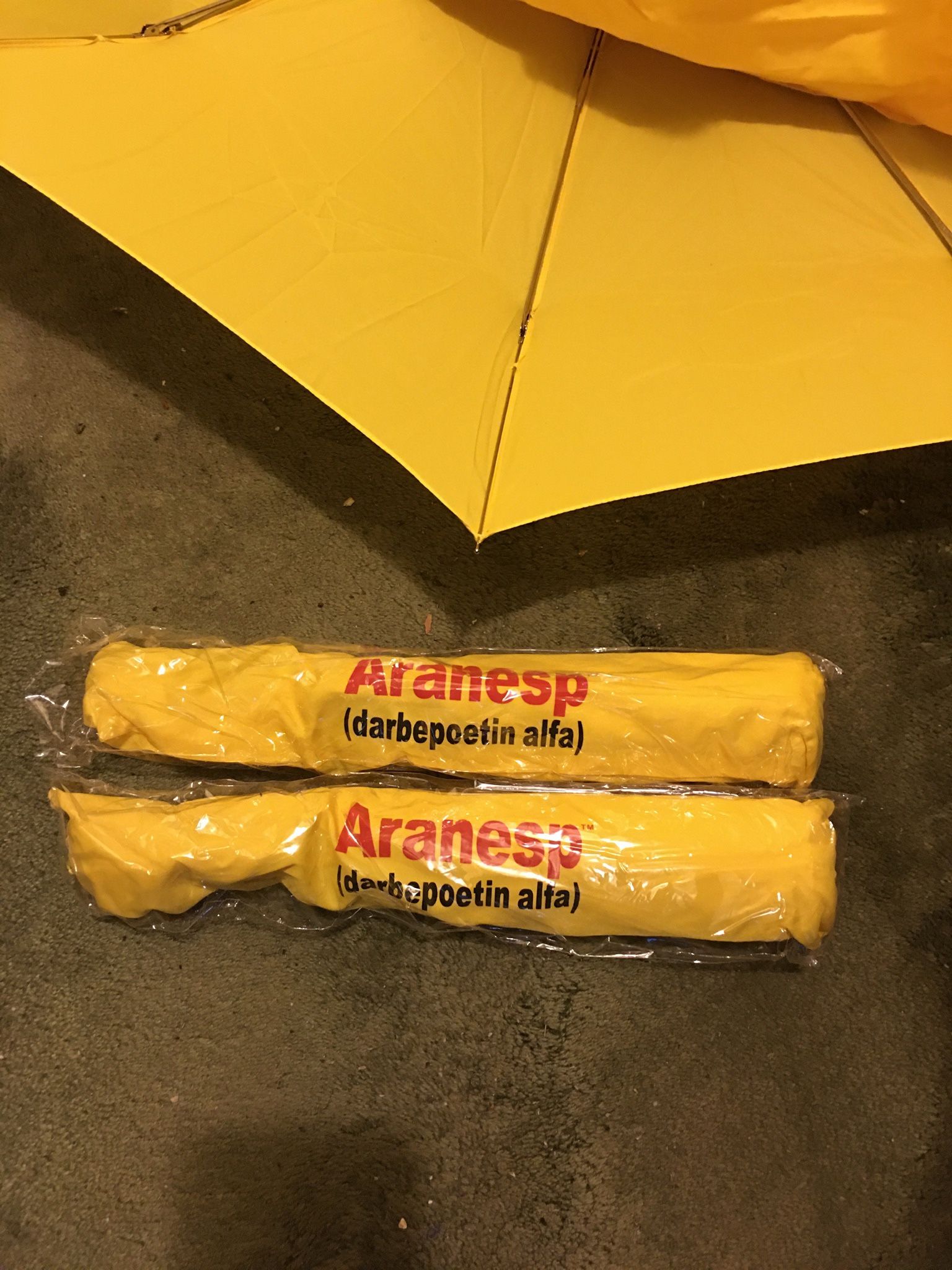 Brand New Never Used Two Umbrella π With Carrier Bags $20.00