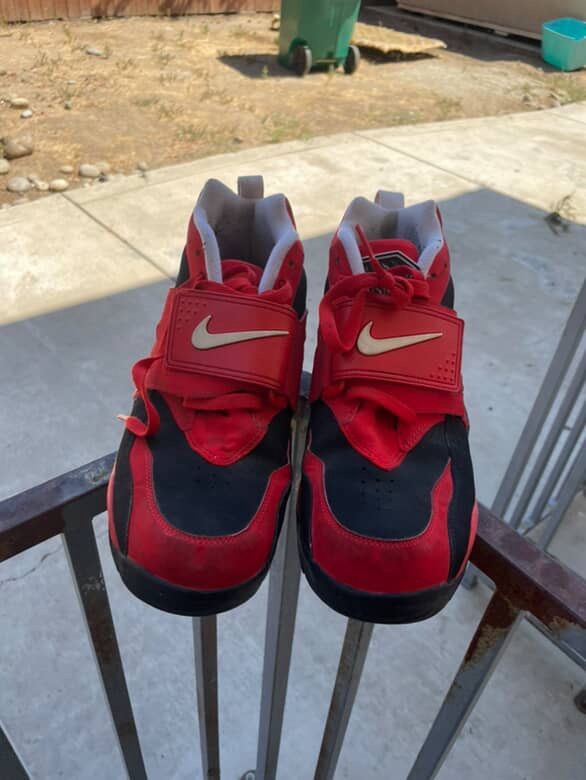 Nike Air Diamond Turf Challenge Red Black