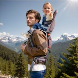 Whipa Antelope Ergonomic Child Carrier Backpack – Breathable Mesh, Safety Straps, Lightweight Design