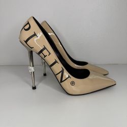 PHILIPP PLEIN Patent leather heels