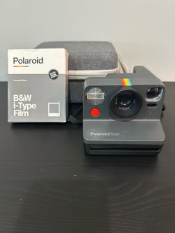 Polaroid Now Instant Camera Gray - Like New