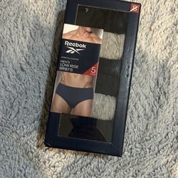 New Reebok Men's Low Rise Briefs 5-pack Small
