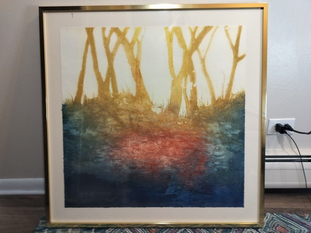Ruth Rodman, Vintage Signed Morning Mist, Etching pencil numbered