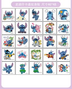 Stitch Temporary Tattoos