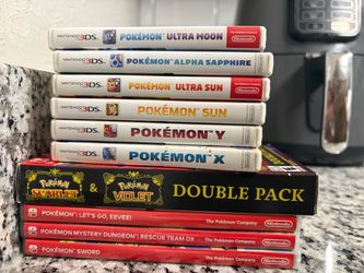 Pokémon Game Lot – 3DS and Nintendo Switch