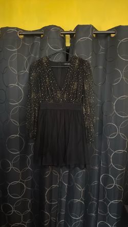 Sparkly Dress (long sleeve/sheer)