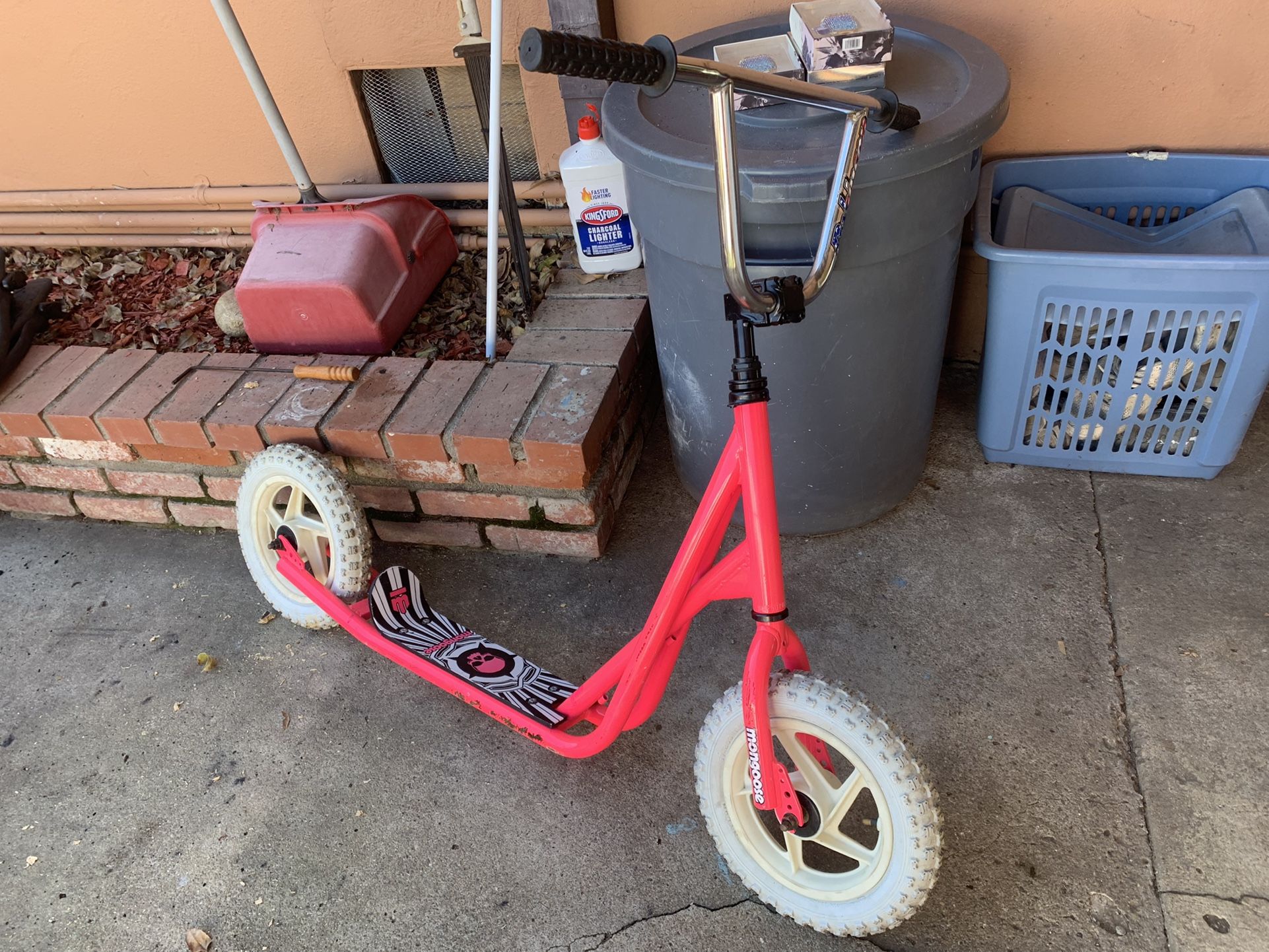 Old School Mongoose Bmx Scooter With Robinson Cw Style Bars
