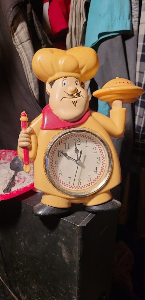 Vintage Chef Clock