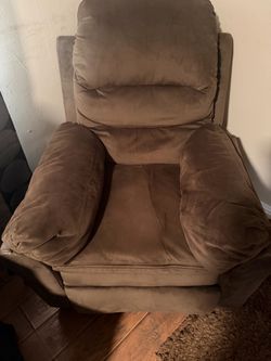 Brown Microfiber Recliner Chair