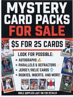 Mystery card packs