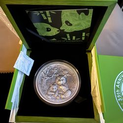 2017 8oz 35th Anniversary Of Panda Silver Coin