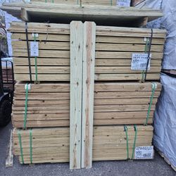 Brand New Fence Pickets! 1x5.5x6' Pressure Treated! Madera Para Cerca!