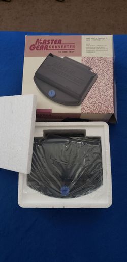 Sega game gear master converter new in box