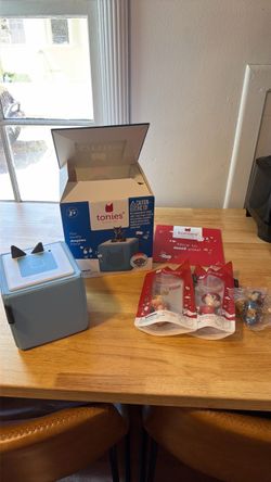 Blue Toniebox 1 Audio Player PAW Patrol Bundle with Chase, Skye, and Marshall | For Kids 3+