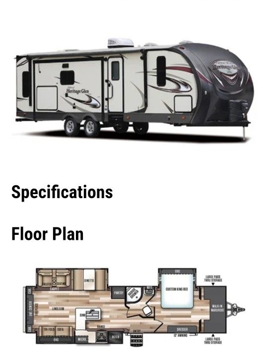 2017 Wildwood by Forest River
Heritage Glen Lite Series M-326RL