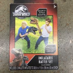 NWT Jurassic World Inflatable Battle Set