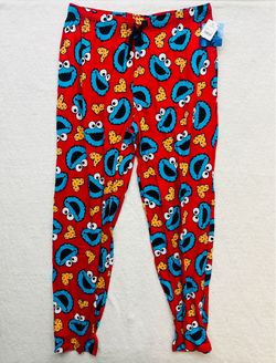 Cookie Monster Pajama Pants - Adult XL