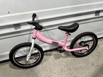 16 inch pink balance bike