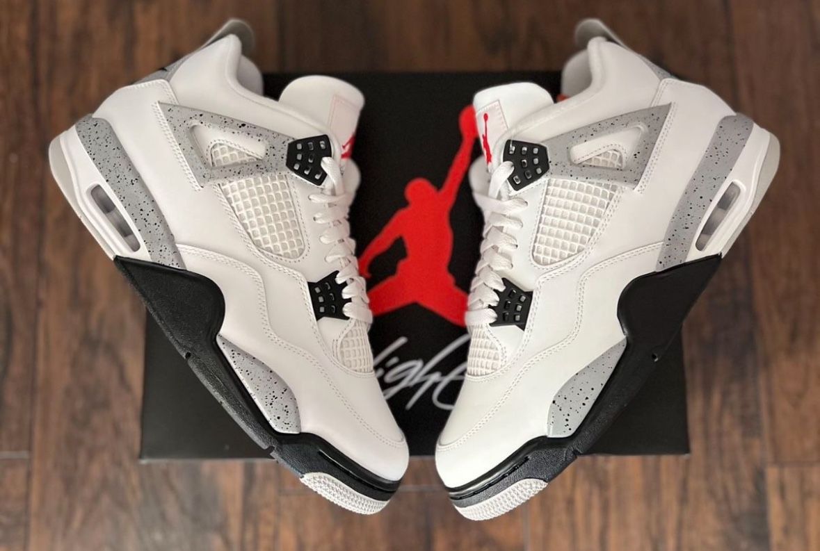 Jordan 4 Retro White Cement