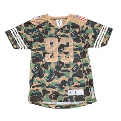 Bape X Adidas SB Jersey Green Size Small