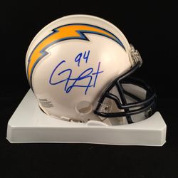 San Diego Chargers Cory Liuget #94 signed helmet