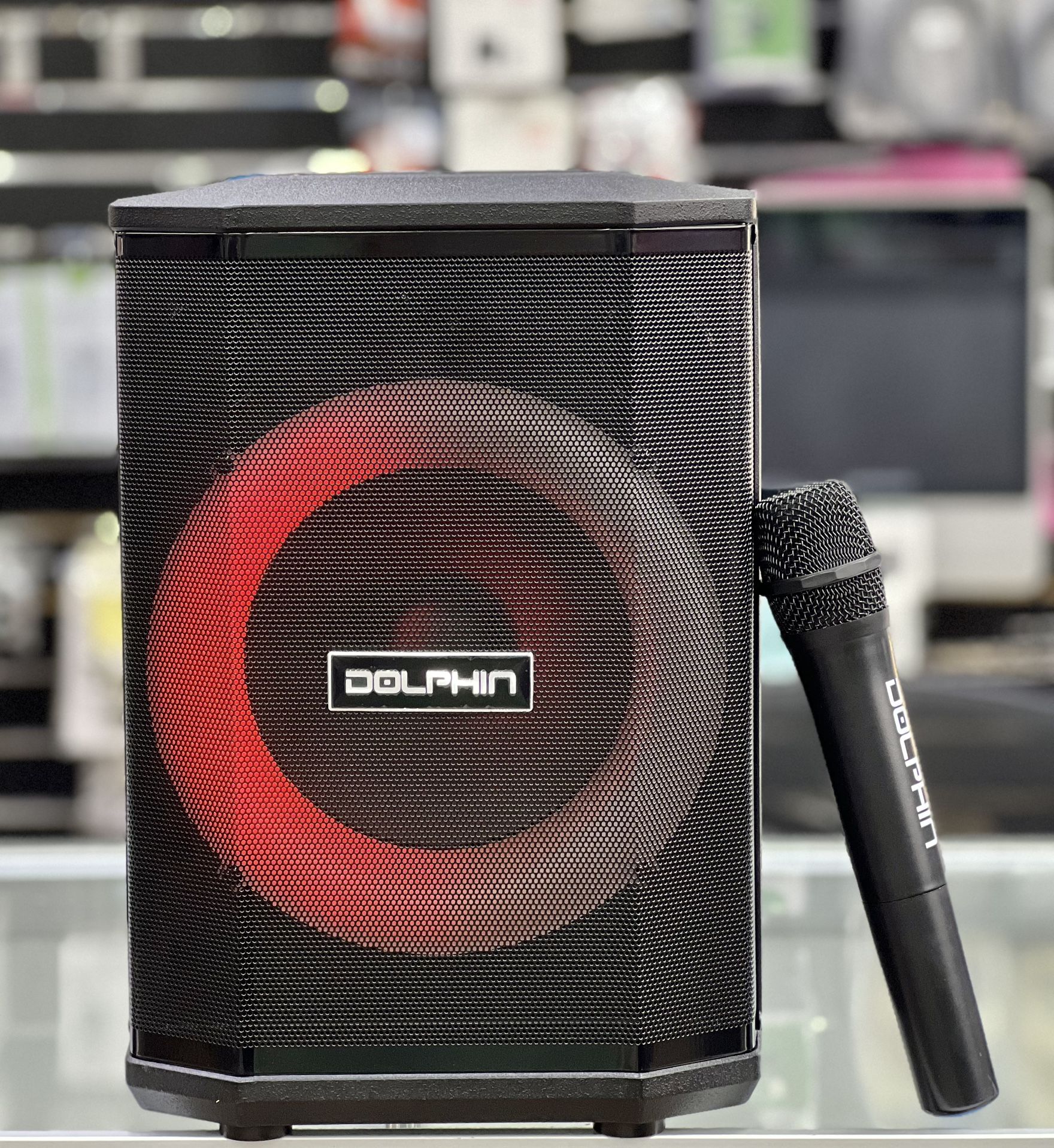 2400W Portable Bluetooth Speaker w/ wireless mic