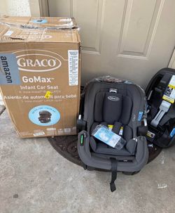 NEW! Graco GoMax Infant Car Seat with Rigid latch install technology + base