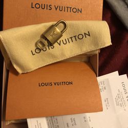Louis Vuitton lock and key