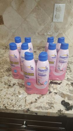Coppertone sunscreen water baby lotion spray!
