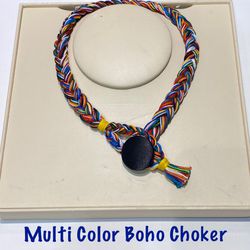 Multi Color Boho Choker