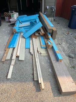 Lumber from construction